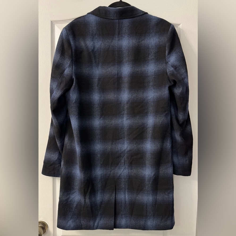 BoohooMAN Black and Blue Checkered Jacket - Picture 5 of 9